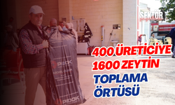 400 üreticiye 1600 zeytin toplama örtüsü