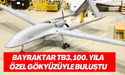 Bayraktar TB3, 100. Yıla özel gökyüzüyle buluştu