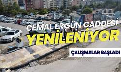 Cemal Ergün Caddesi yenileniyor