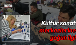 Kültür sanat merkezlerine yoğun ilgi