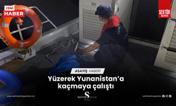 Yüzerek Yunanistan’a kaçmaya çalıştı