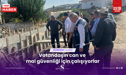 Vatandaşın can ve  mal güvenliği için çalışıyorlar