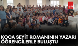 Koca Seyit romanının yazarı öğrencilerle buluştu