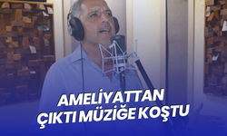 Ameliyattan çıktı müziğe koştu