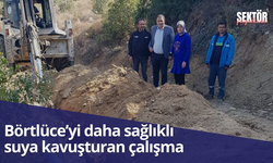 Börtlüce’yi daha sağlıklı suya kavuşturan çalışma