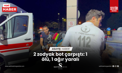 İki zodyak bot çarpıştı: 1 ölü, 1 ağır yaralı