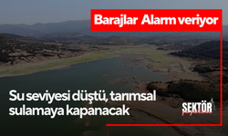 Barajlar alarm veriyor...