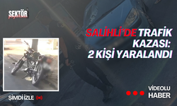 Salihli’de trafik kazası: 2 kişi yaralandı