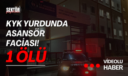 Kyk yurdunda asansör düştü: 1 ölü