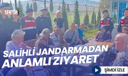 Salihli jandarmadan anlamlı ziyaret