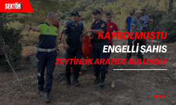 Kaybolan engelli şahıs zeytinlik arazide bulundu!