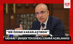 Emekli zammı için Mehmet Şimşek'ten açıklama: 'Bir ödeme kararlaştırdık'