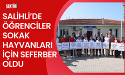 Salihli’de öğrenciler sokak hayvanları için seferber oldu