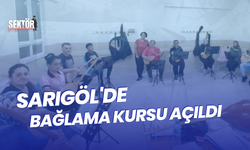 Sarıgöl'de bağlama kursu açıldı