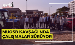 MUOSB Kavşağı'nda çalışmalar sürüyor