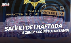 Salihli’de 1 haftada 5 zehir taciri tutuklandı