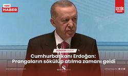 Cumhurbaşkanı Erdoğan: Prangaların sökülüp atılma zamanı geldi