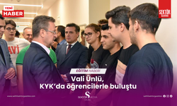 Vali Ünlü, KYK’da öğrencilerle buluştu