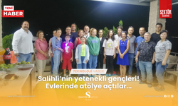 Salihli’nin yetenekli gençleri! Evlerinde atölye açtılar…