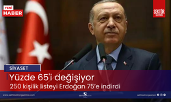 Değişim yüzde 65'i bulacak! AK Parti'de gözler kongrede, Cumhurbaşkanı Erdoğan 250 kişilik listeyi 75’e indirdi