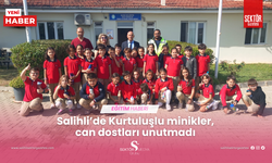 Salihli’de Kurtuluşlu minikler, can dostları unutmadı