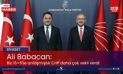 Ali Babacan: Biz 15+5'te anlaşmıştık CHP daha çok vekil verdi