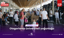 Otogarlarda üniversiteli yoğunluğu