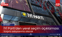 İYİ Parti'den yerel seçim açıklaması: Sürpriz adaylarımız olacak