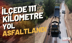 111 kilometre yol asfaltlandı