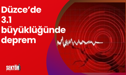 Düzce’de 3.1 büyüklüğünde deprem