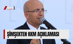 Şimşekten KKM açıklaması