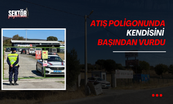 Atış poligonunda kendini başından vurdu