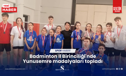 Badminton İl Birinciliği'nde Yunusemre madalyaları topladı