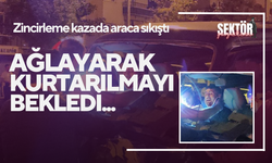 4 aracın karıştığı zincirleme trafik kazasında 2 kişi yaralandı