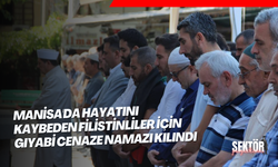 Manisa'da hayatını kaybeden Filistinliler için gıyabi cenaze namazı kılındı