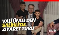 Vali Ünlü’den Salihli’de ziyaret turu