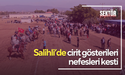 Salihli’de cirit gösterileri nefesleri kesti