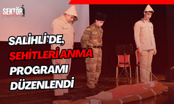 Salihli’de, şehitleri anma programı düzenlendi