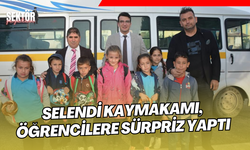 Selendi Kaymakamı, öğrencilere sürpriz yaptı