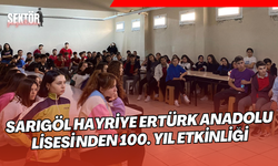 Sarıgöl Hayriye Ertürk Anadolu Lisesi'nden 100. yıl etkinliği