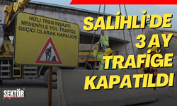 Salihli’de o yolu kullananlar dikkat!