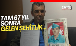 Tam 67 yıl  sonra gelen şehitlik...