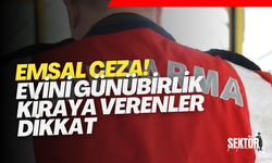 Evini günübirlik kiraya verenler için emsal ceza