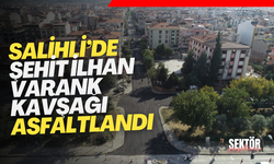 Salihli’de Şehit İlhan Varank Kavşağı asfaltlandı