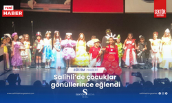 Salihli’de çocuklar gönüllerince eğlendi