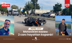 Motosiklet minibüse çarptı: 2 kişi öldü