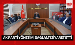 Ak Parti yönetimi Sağlam’ı ziyaret etti