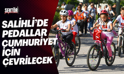 Salihli’de pedallar Cumhuriyet için çevrilecek