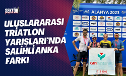 Uluslararası Triatlon Yarışları’nda Salihli Anka farkı