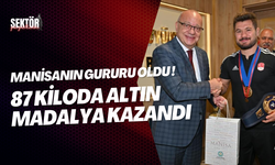 87 kiloda altın madalya kazandı